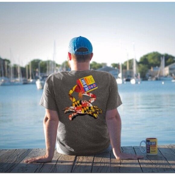 Old Bay Open Can Crab Short Sleeve T-Shirt - NEW Fast Ship - Picture 3 of 7